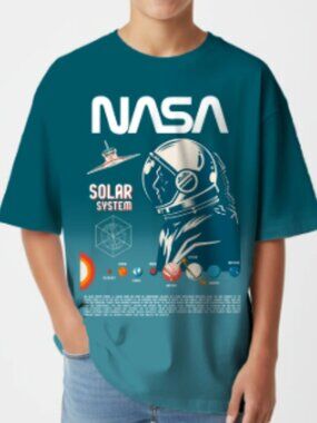 NASA Boys Dip Dye Graphic Tee XXL (18)
